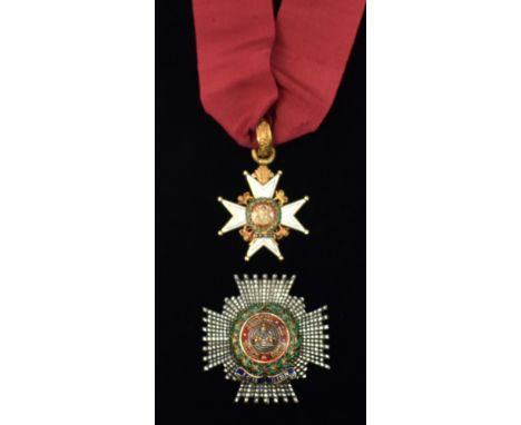 The Most Honourable Order of the Bath, Knight Commander (Military) KCB, comprising: Victorian 18ct yellow gold and enamel nec