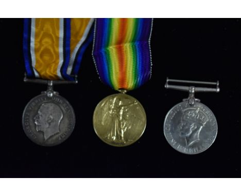 First and Second World War medals, awarded to 323702 Sapper R.E. Robson, Royal Engineers, comprising: a pair of First World W