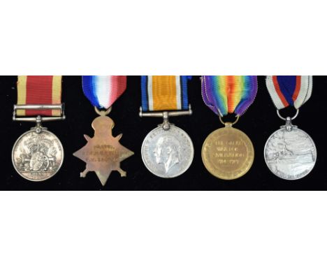 Note: the 2nd China War medal in this lot is likely to be a duplicate replacement, officially impressed to him and mentioned 