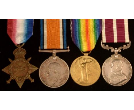 First World War Army Meritorious Service group, awarded to 11-2884 Corporal100 D. Mahon Royal Army Service Corps, comprising: