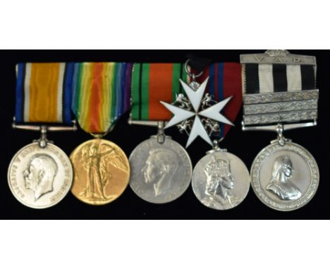 A group of First World War and later medals, awarded to 18709 L. Division E.I. Teasdale, Volunteer Aid Detachment, comprising