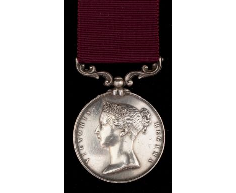 Queen Victoria Indian Army Long Service and Good Conduct medal for Europeans, awarded to Sergeant William Wellington, Bengal 