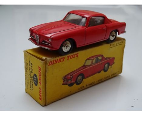 DINKY: A French DINKY 24J Alfa Romeo '1900 Super Sprint' in red - G/VG in F/G box