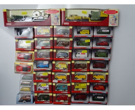GENERAL DIECAST: A large quantity of 1:76 scale diecast vehicles by CORGI TRACKSIDE and others - VG in G boxes (38)