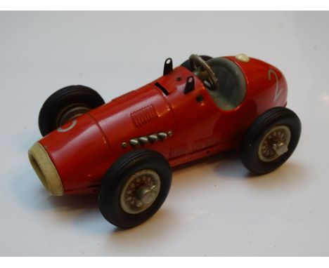 VINTAGE TOYS: A SCHUCO 1070 clockwork Grand Prix racing car - G unboxed