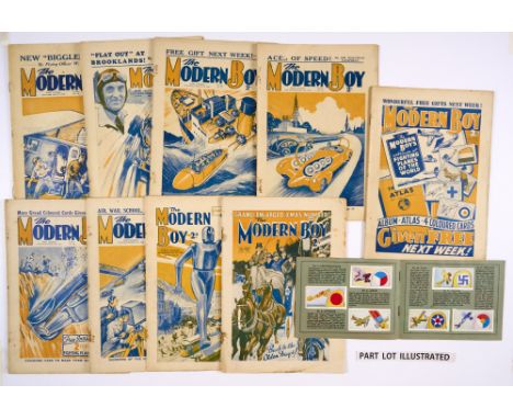 Modern Boy (Aug-Dec 1936) 443-465 Xmas. With 423, 433 Robot covers. Biggles Fights Alone complete series, Felix The Cat and J