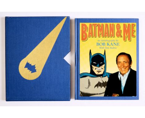 Original sketches / Batman &amp; Me (1989 Eclipse Books USA) Limited edition 305 of 1000 signed by Bob Kane with full page Ba