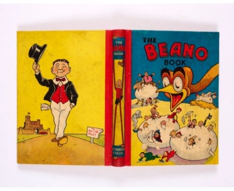 Beano Book No 2 (1941). Big Eggo hatches the Beano characters! Bright boards with some light scuff marks. Professionally stre