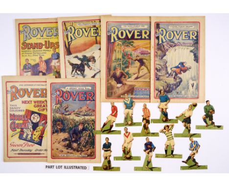 Rover (1923) 48-58 with all 12 free gift Stand-Up coloured models of Famous Footballers, No 82, 117 with all 12 Glossy Photos