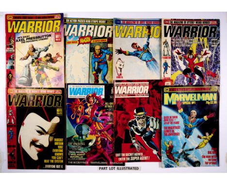 Warrior Magazine (Quality 1982-85) 1-26. Creator, Dez Skinn's magnum opus (and winner of 17 Eagle awards) featuring the cream