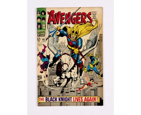 Avengers 48 (1968). Tanned interior cover margins, cream/light tan pages [vg/fn]. No Reserve