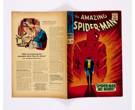 Amazing Spider-Man 50 (1967). Tanned interior covers, cream/light tan pages [vg]. No Reserve