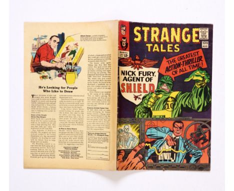 Strange Tales 135 (1965). Tanned spine and interior covers, cream/light tan pages [vg]. No Reserve