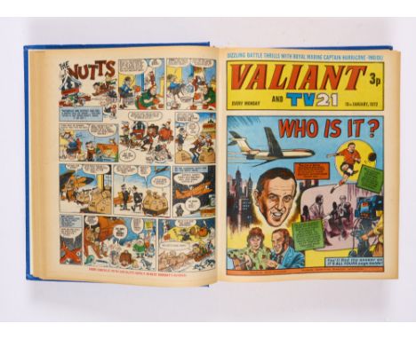 Valiant (1st Jan-24 June 1972). Half-year bound volume with Captain Hurricane, Kid Pharaoh, Janus Stark, Star Trek, The Swots