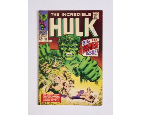 Incredible Hulk 102 (1968). Cream/light tan pages [fn/vfn]. No Reserve
