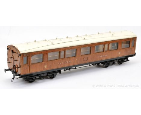 JBC Models (Sheffield) Gauge 1 10mm scale HR (Highland Railway) Sleeping Carriage 1st/3rd with raised brass regional oval cre