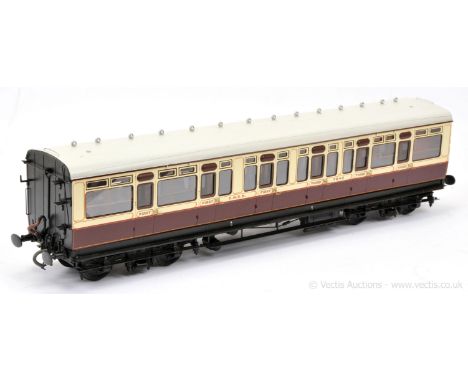 Kit / Scratchbuilt Gauge 1 10mm scale GNSR (Great Northern Scottish Railway) 1st / 3rd Side Corridor 6-Compartment Coach No.7