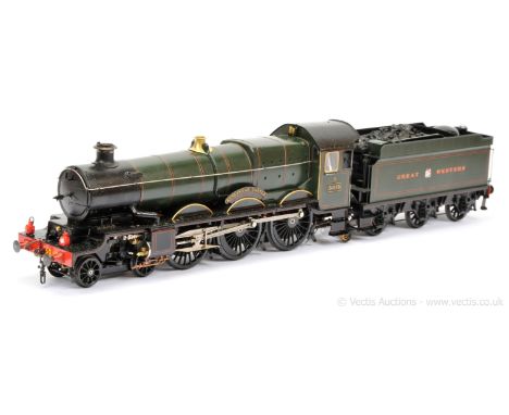 Aster / Fulgurex (Japan) Gauge 1 1/32nd scale 4-6-0 Loco and Tender Great Western green Castle Class "Kingswear Castle" No.50