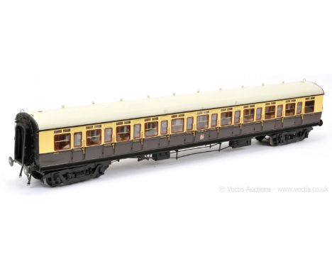 Custom Carriages Gauge 1 1/32nd scale GWR All 3rd 70ft 10-Compartment Side Corridor Coach No.3628. Excellent internal detail 