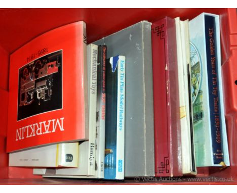 Collectors Railway and Toy hard and softback Books and includes a Century of Model Trains by Alan Levy, The Art of the Tin To