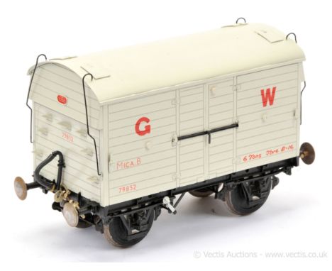 Unknown make Kitbuilt Gauge 1 1/32nd scale GW MICA B Van No.79852. Professionally built and painted Excellent.