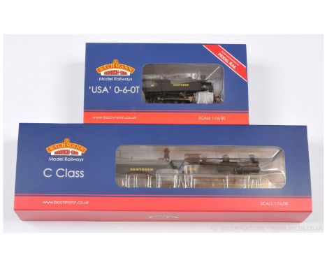 Bachmann OO Gauge pair of Southern Steam Outline Locomotives consisting of Ref 31-461 0-6-0 Loco and Tender Southern black Cl