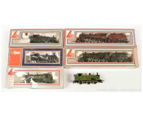 Lima group of 6x Steam Locomotives. Comprising 5110M 2-6-2 BR Black Tank; (non DCC); 5102 0-6-0 BR Black J50 Tank; 205120 2-6