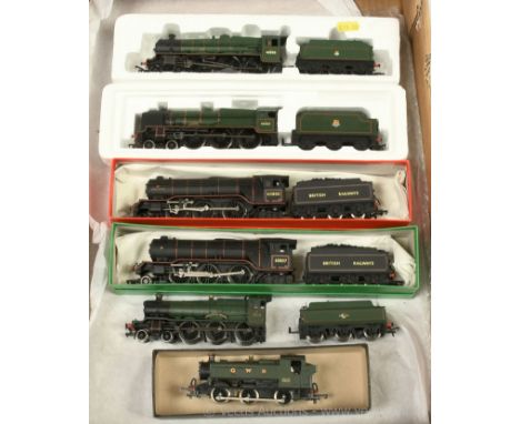 Bachmann and other commercial manufactures OO Gauge group of Steam Outline Locomotives consisting of 2 x 2-6-2 Loco and Tende