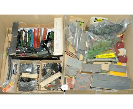 Hornby Dublo, Triang, Britains &amp; others - large mixed group of items. To include Hornby Dublo Loco bodies, Loco chassis's