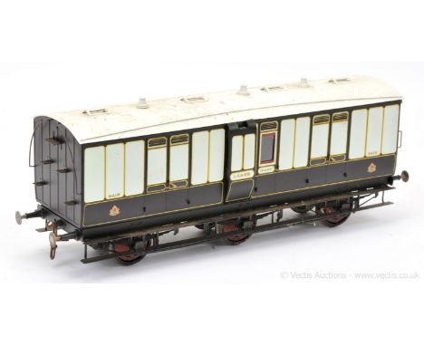 ACME Model Products Kitbuilt Gauge 1 L&amp;NWR 6-wheel Full Brake Coach No.8415. Professionally built and painted, would bene