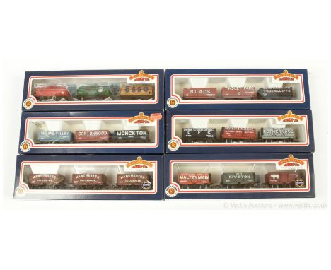 Bachmann OO Gauge Limited Edition 3-pack Wagon Sets consisting of Ref 33-525Z 3 Tanker set with Royal Daylight, Power and Ess