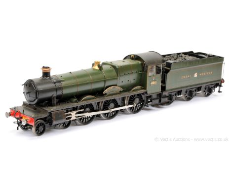 Finescale Brass (San Cheng China) Gauge 1 1/32nd scale 4-6-0 Loco and Tender Great Western green Hall Class "Albert Hall" No.