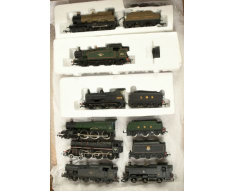 Bachmann / Lima OO Gauge group of Steam Outline Locomotives consisting of a 0-6-0 Loco and Tender LMS black Class 4F No.3522,