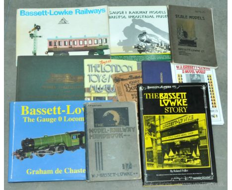Bassett-Lowke group of Catalogues together with hard and softback Books and related items a quantity consisting of Model Rail