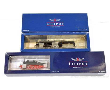 Liliput HO Scale pair of Steam Outline Locomotives consisting of Ref L101461 2-8-0 Loco and Tender SNCF Class 140 No.18.B.629