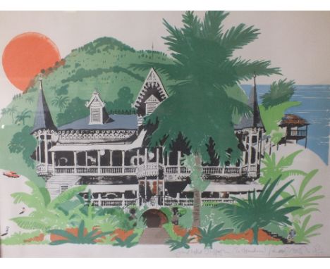 PAUL HOGARTH (1917-2001). English school, study of 'The Grand Hotel', inscribed in pencil, signed in pencil lower right, limi