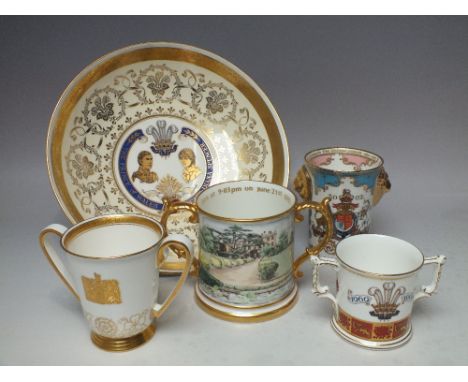 A MINTON LIMITED EDITION COMMEMORATIVE BOWL TO CELEBRATE THE MARRIAGE OF THE PRINCE OF WALES AND LADY DIANA SPENCER, number 6