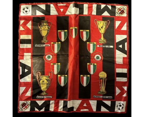 Football Vintage ACM 1899 Associazione Calcio Milan flag size Approx.26.5x26.5 Inch, commonly referred to as AC Milan (Italia