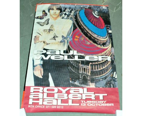 Paul Weller 2&nbsp; XLarge Tour Posters. Includes Royal Albert Hall large venue fly poster and First 4 Albums fly poster. Bot