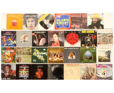 Mixed LPs Of Artists - ABBA, Boney M, Diana Ross. Overall condition: Very Good to Very Good Plus.