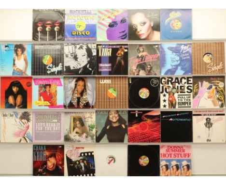 A collection of Female R&amp;B, Funk/Soul Singers LPs and 12" Singles to include artists; Patrice Rushen, Tine Turner, Janet 