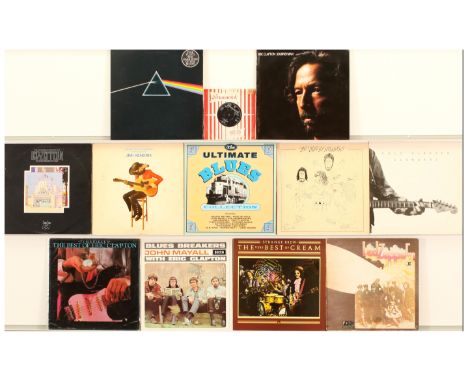 1970's Rock LPs - The Who, Pink Floyd. Includes Italian pressing of The Who By Numbers and The Dark Side Of The Moon with 2 p