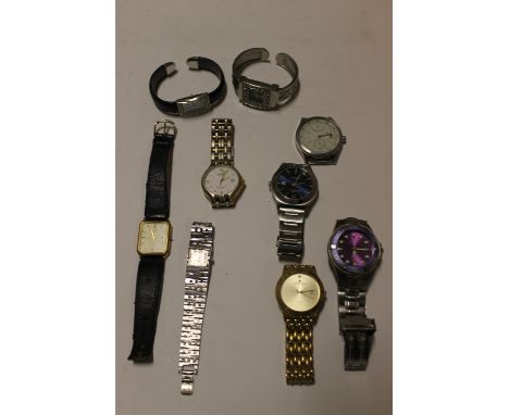 A SELECTION OF WRISTWATCHES TO INCLUDE SEKONDA, ROTARY ETC