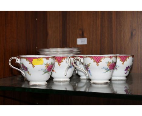 AN AYNSLEY PART TEA SERVICE