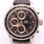 An Oris stainless steel Big Crown Telemeter automatic chronograph wristwatch, ref 7569,