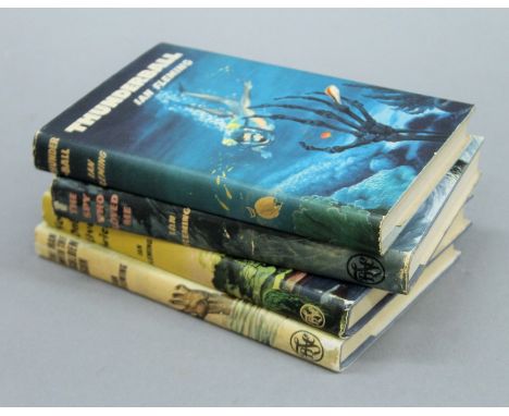 Ian Fleming, four James Bond first book club editions, in dust jackets.