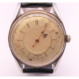 A Teriam stainless steel mechanical wristwatch, ref 317-345, circa 1960s,