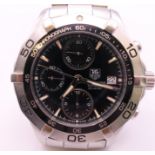 A Tag Heuer stainless steel Aquaracer automatic chronograph bracelet watch, ref CAF2110, circa 2005,