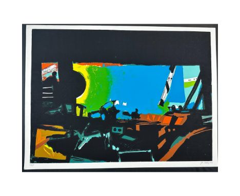 Serigraph titled Wide Window II. Signed bottom right numbered 200/200. Sight size 32.5" x 24"