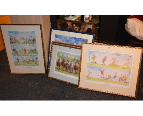 Constance H Thompson
'Out of the Stalls'
Limited edition signed print 375/500, together with another signed limited edition p